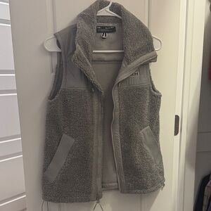 Under Armour Gray Fleece Vest